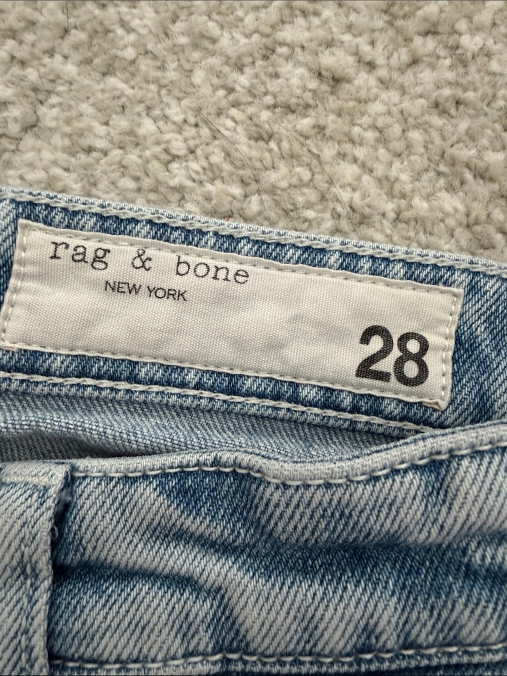 rag and bone New York Dre low rise slim boyfriend style jeans - Picture 3 of 4
